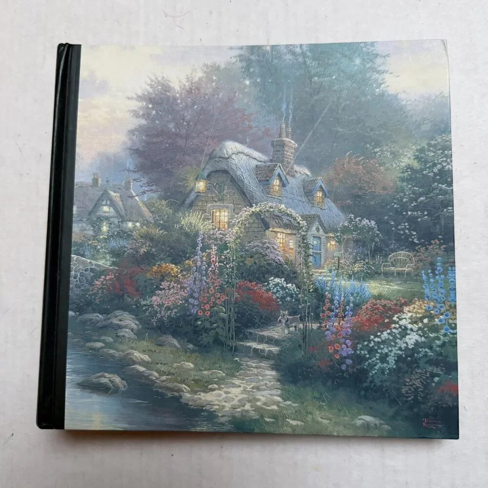 Thomas Kinkade Photo Album 2003 Lamplight Bridge 200 Count Album Hard Cover